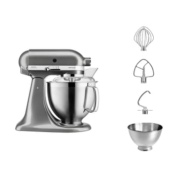 Artisan 5KSM185 köksmaskin premium 4,8 L - Medallion silver - KitchenAid