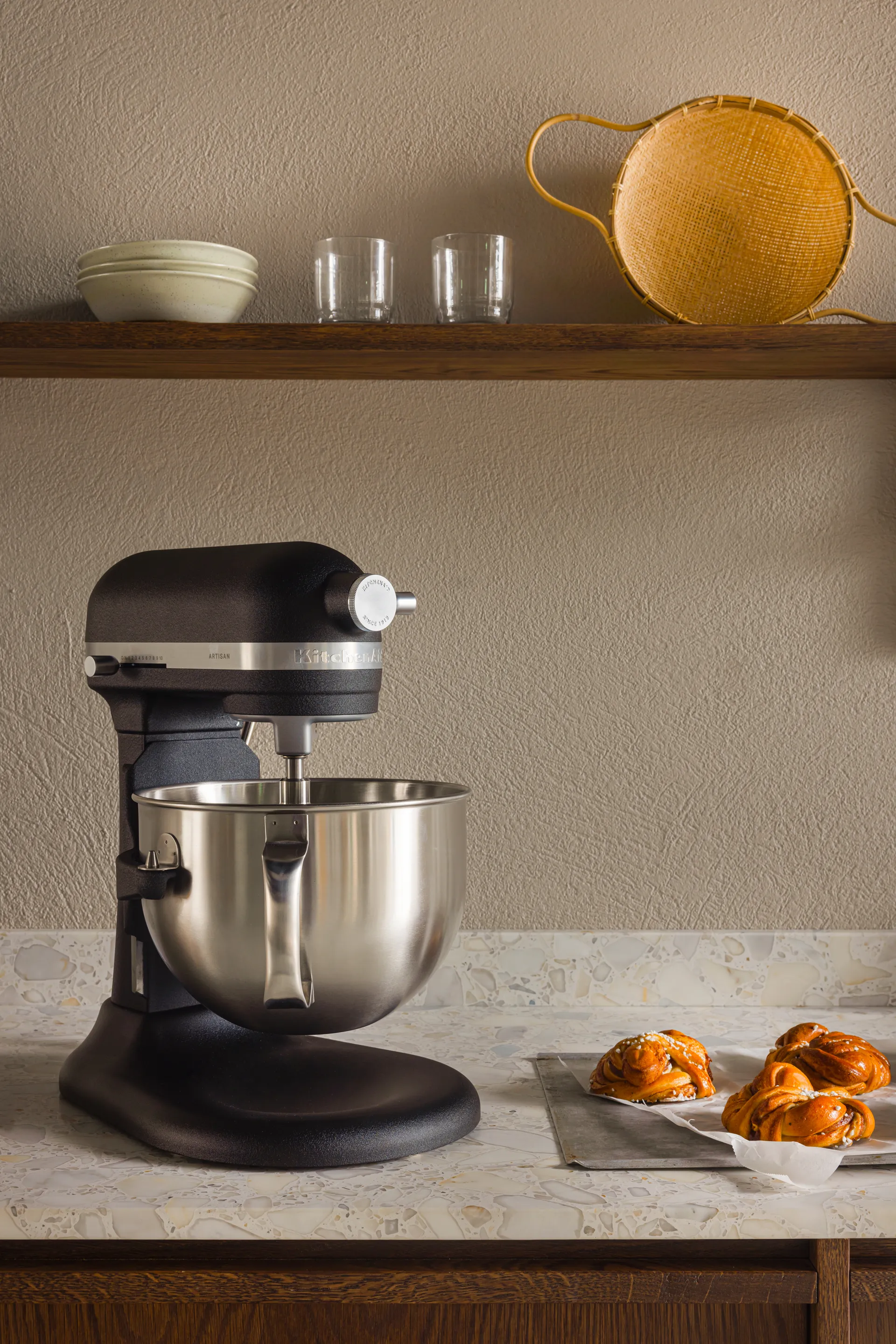 Artisan 5KSM70 köksmaskin med lyftarm 6,6 L, Cast iron black KitchenAid