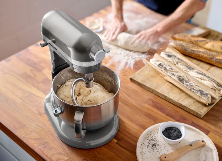 Artisan 5KSM70 köksmaskin med lyftarm 6,6 L, Contour silver KitchenAid