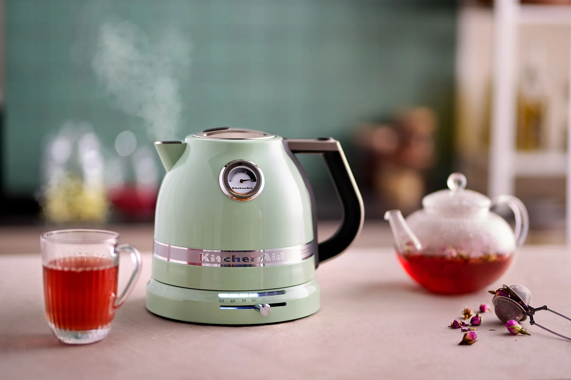 Artisan vattenkokare med variabel temperatur 1,5 L, Pistachio KitchenAid