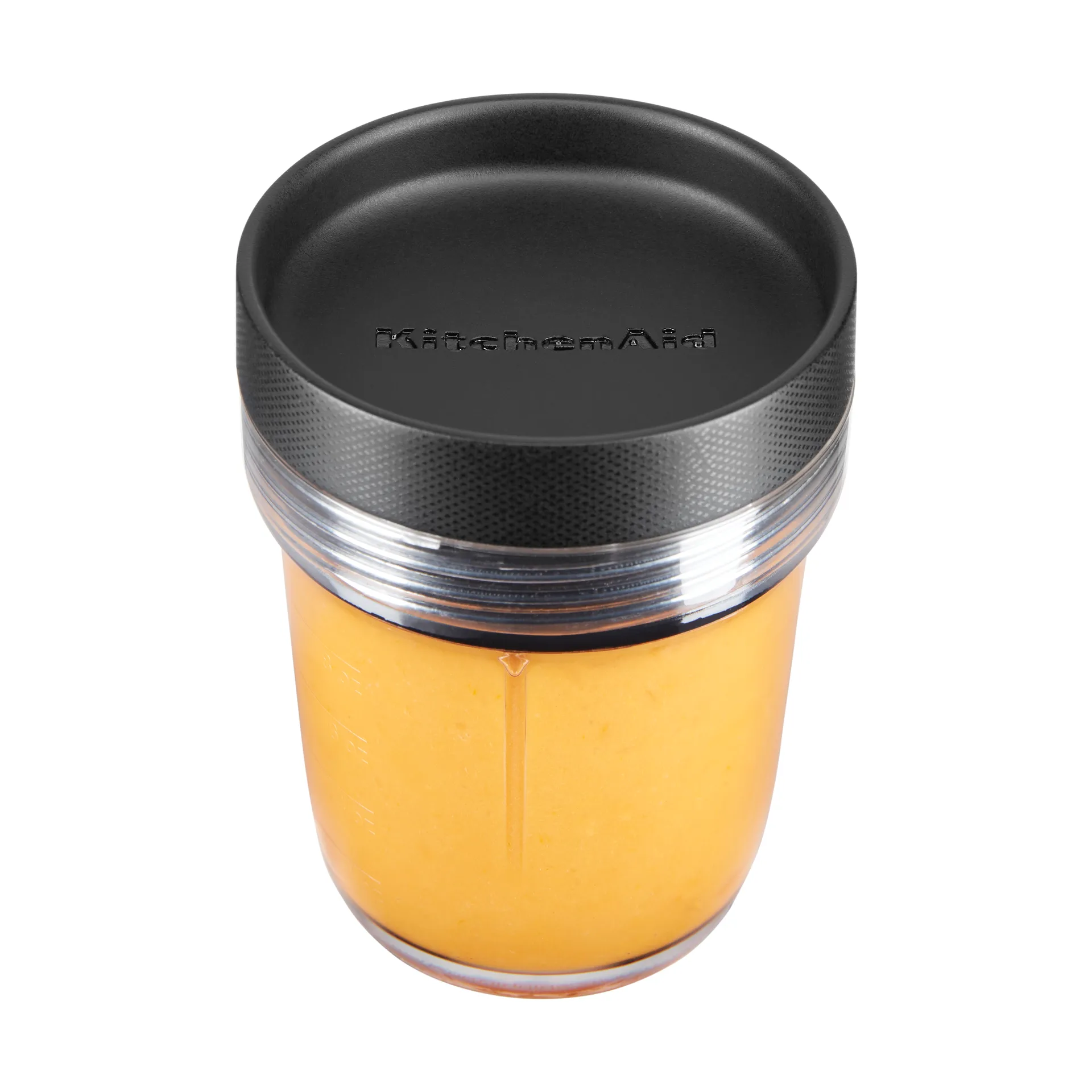 K400+K150 behållare med lock+kniv 200 ml 2-pack, Transparent KitchenAid