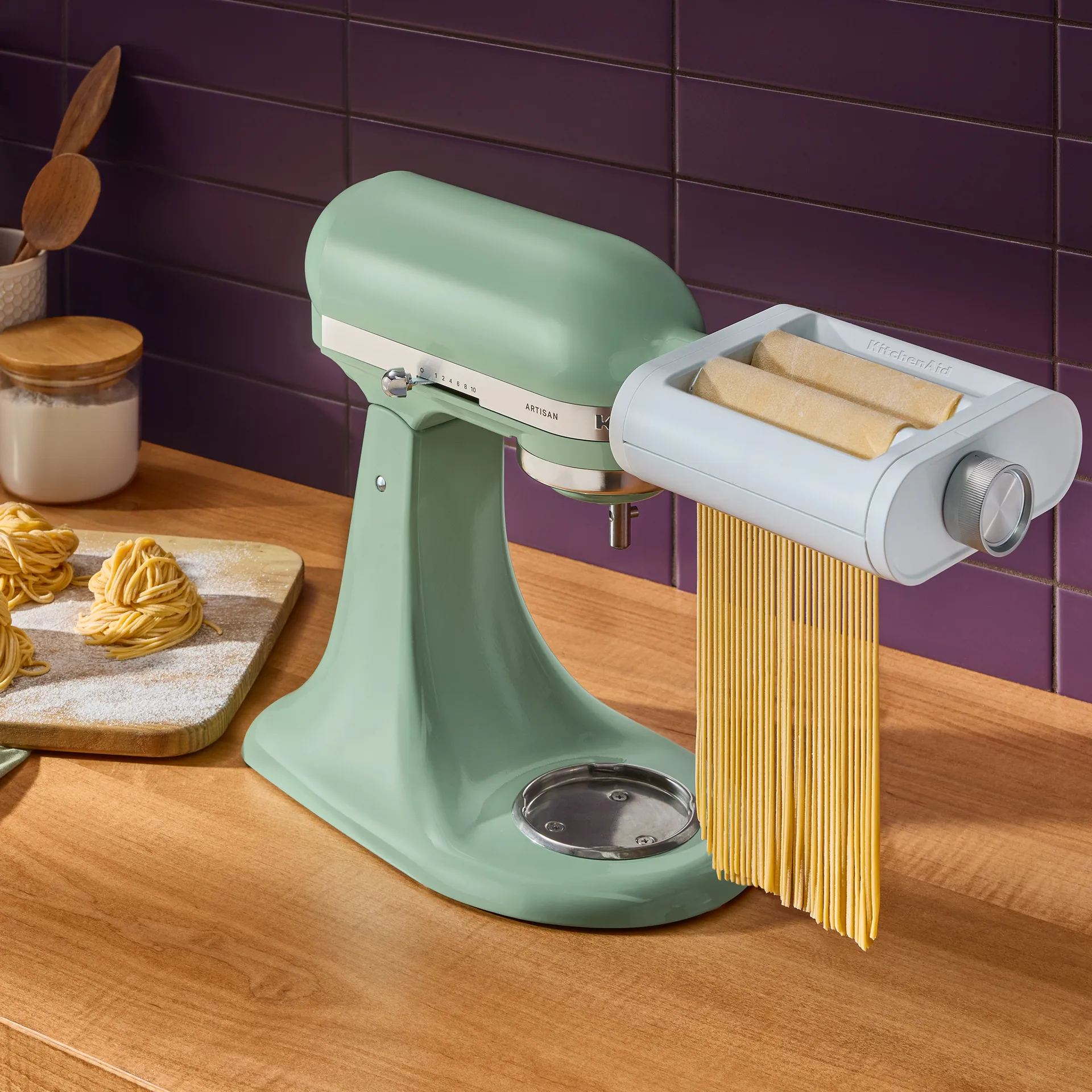 KitchenAid 3-in-1 pasta tillbehör till köksmaskin, Plastic KitchenAid
