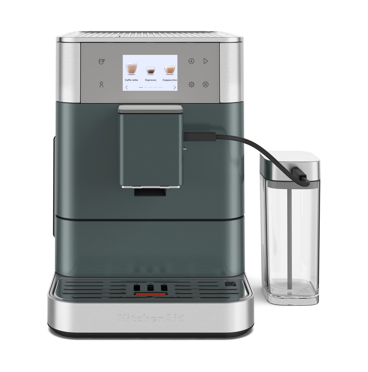 KitchenAid automatisk espressomaskin KF7 Juniper | Skandinavisk Design | Automatiska espressomaskiner | Grön