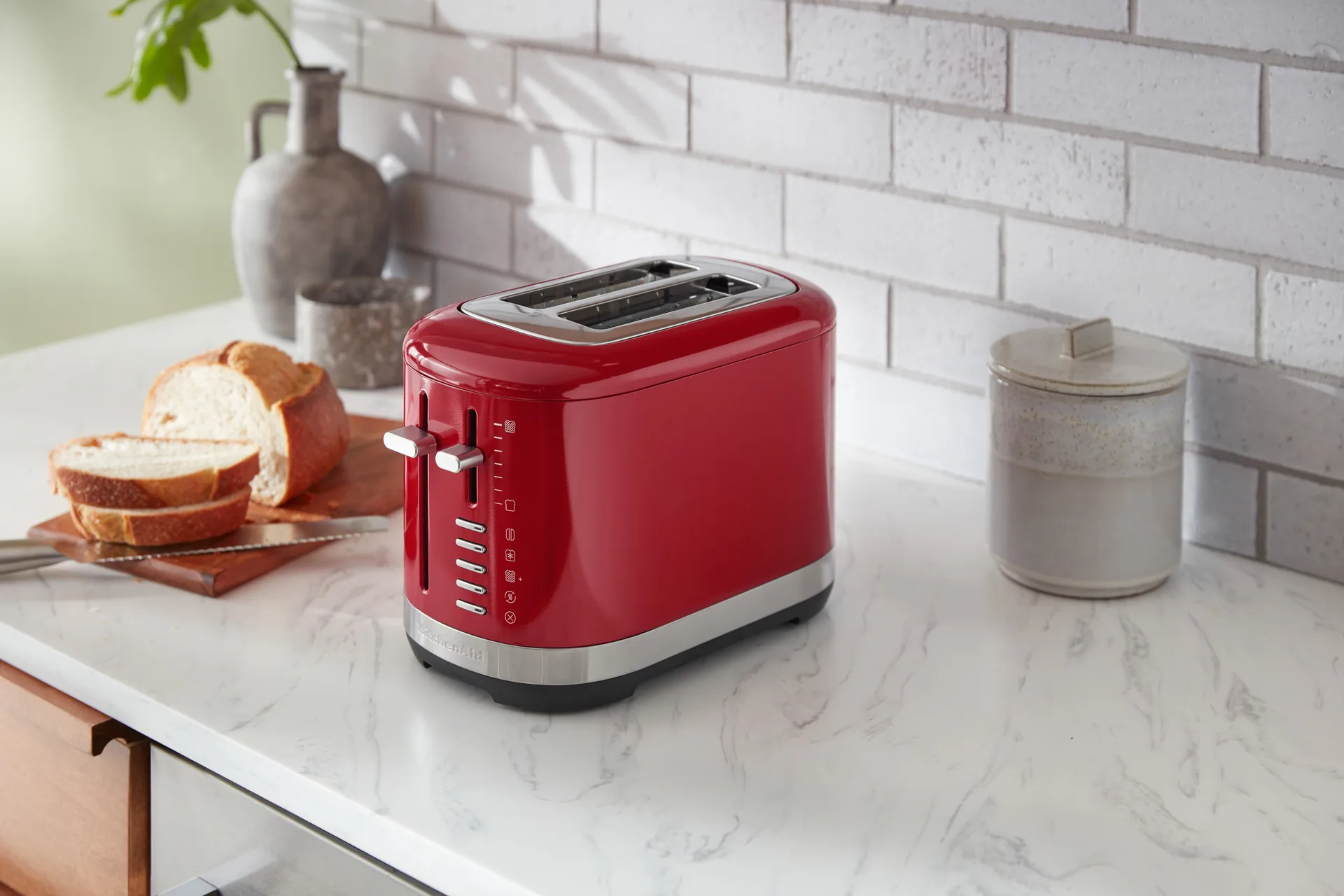KitchenAid brödrost 2 skivor, Empire red KitchenAid
