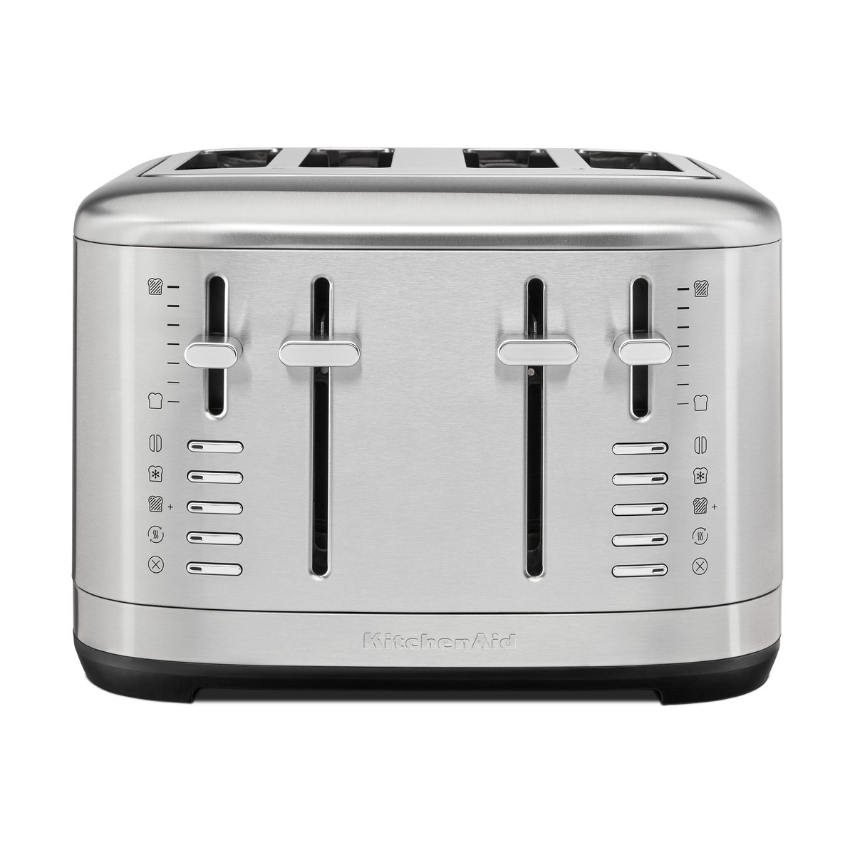 KitchenAid brödrost 4 skivor Stainless steel | Skandinavisk Design | Brödrostar | Silverfärgad