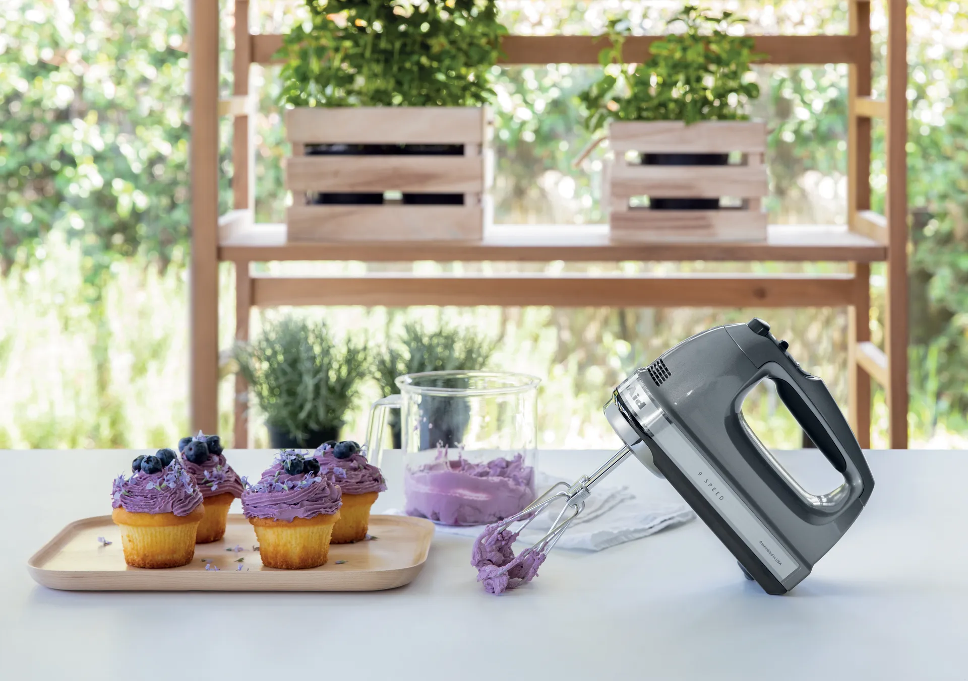 KitchenAid elvisp med 9 hastigheter 85W, Contour silver KitchenAid