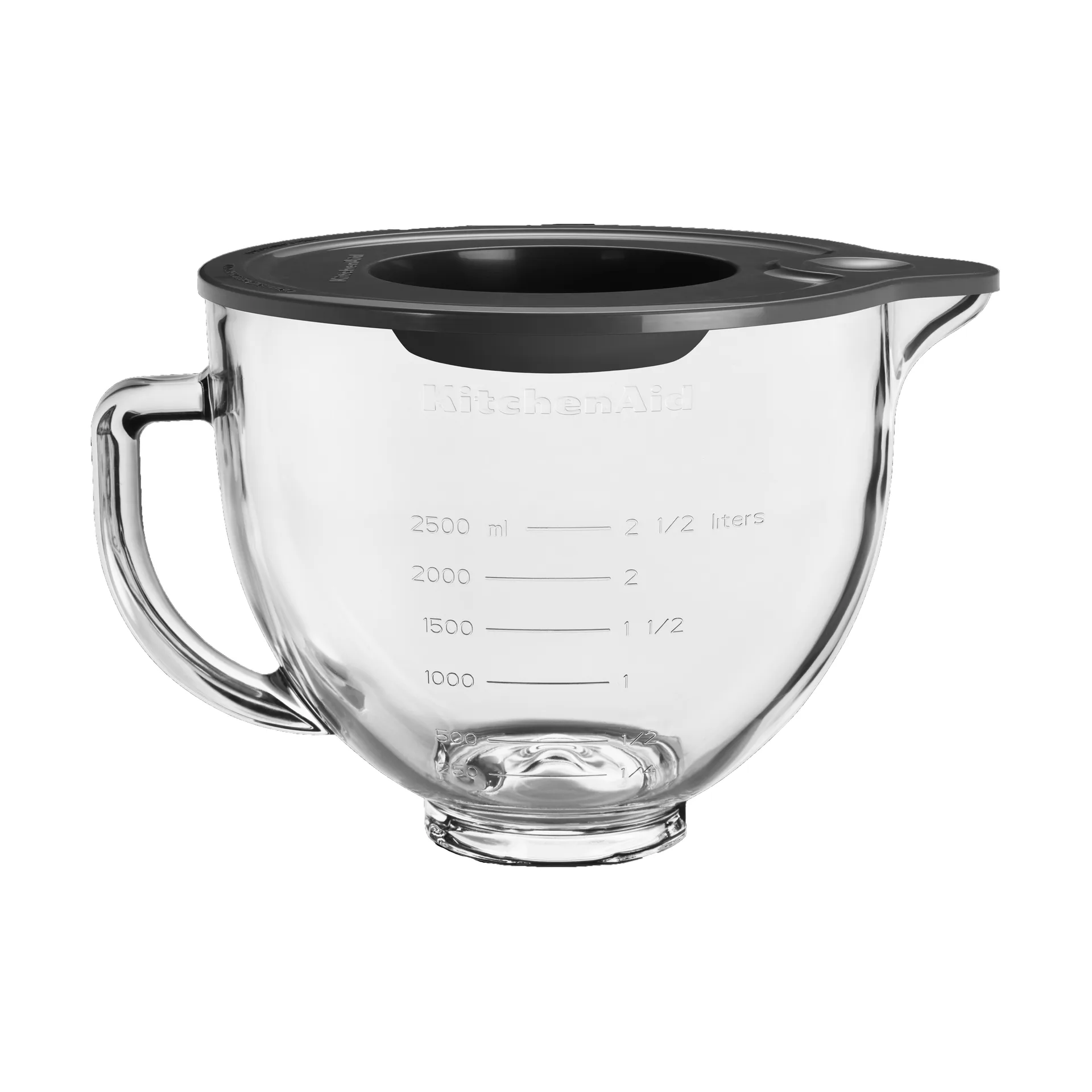 KitchenAid glasskål med lock 4,7 L, Klar KitchenAid