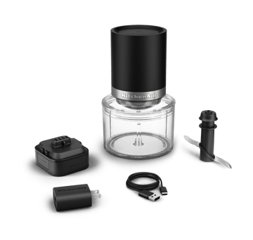 KitchenAid Go sladdlös hackare utan batteri - Mattsvart - KitchenAid