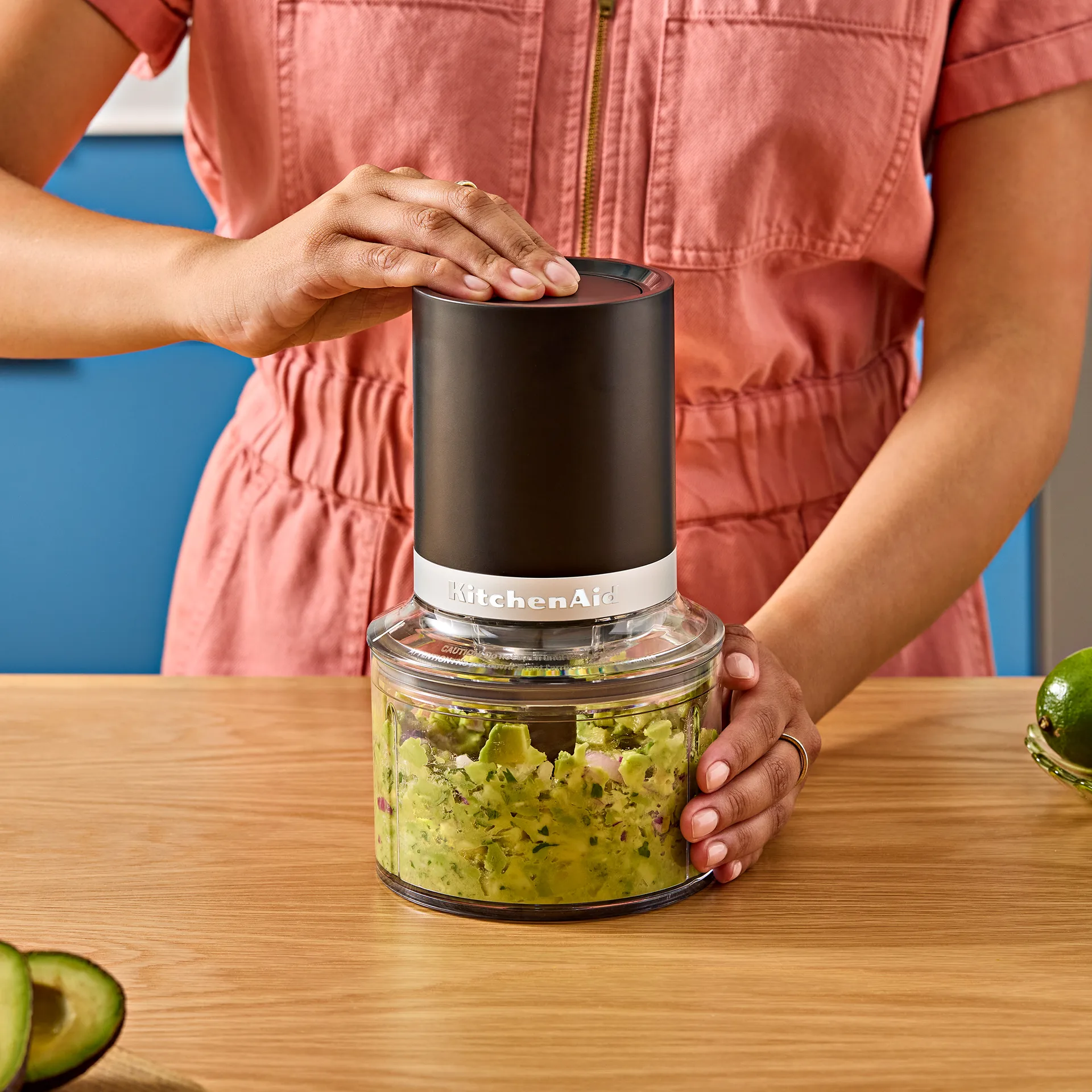 KitchenAid Go sladdlös hackare utan batteri, Mattsvart KitchenAid