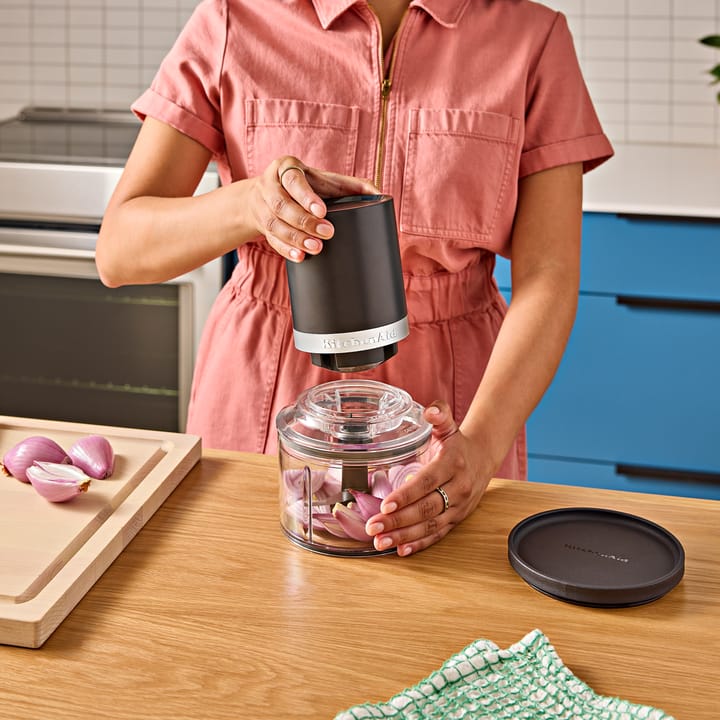 KitchenAid Go sladdlös hackare utan batteri, Mattsvart KitchenAid