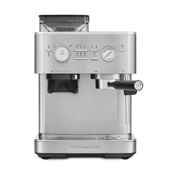 KitchenAid halvautomatisk espressomaskin med kvarn - Stainless steel - KitchenAid
