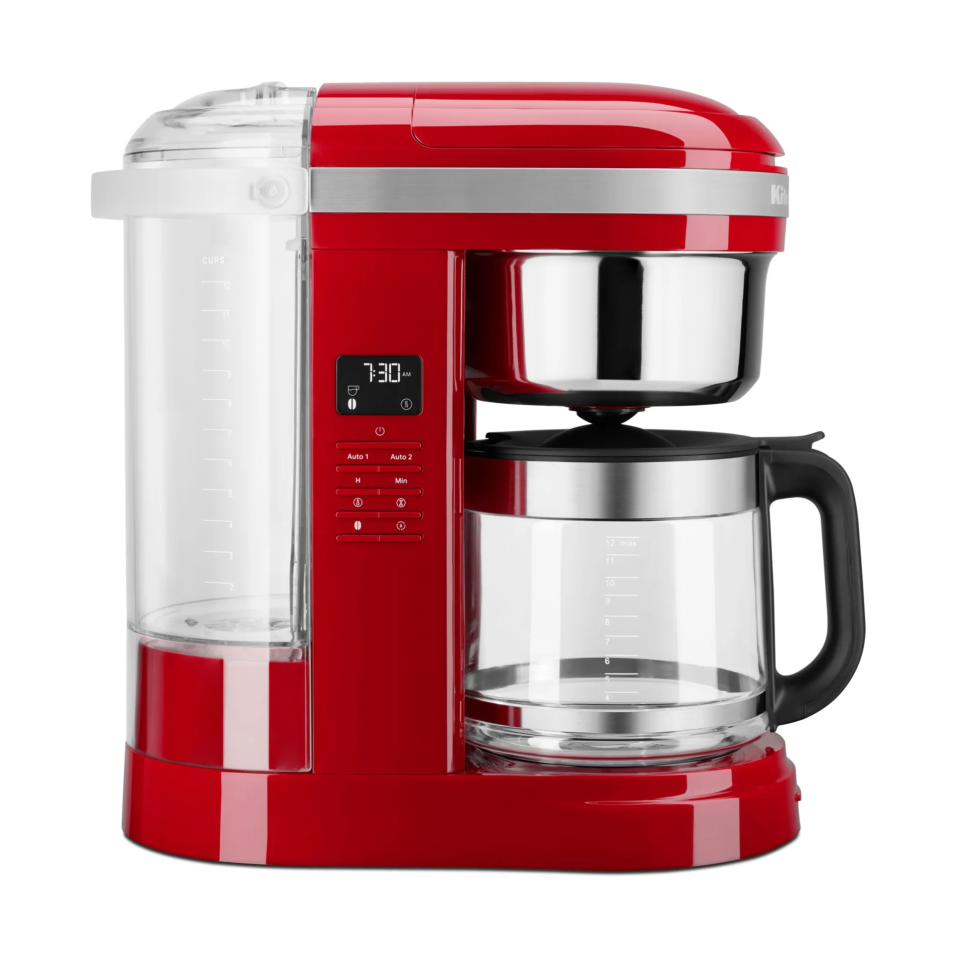 KitchenAid kaffebryggare 12 koppar 1,7 L, Empire red KitchenAid