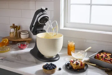 KitchenAid keramikskål utan handtag 4,7 L - Beehive - KitchenAid