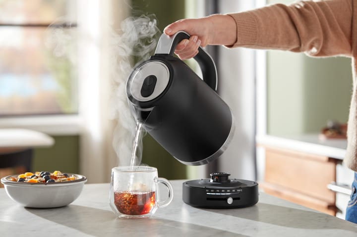 KitchenAid vattenkokare med temperaturkontroll 1,7 L, Black matte KitchenAid