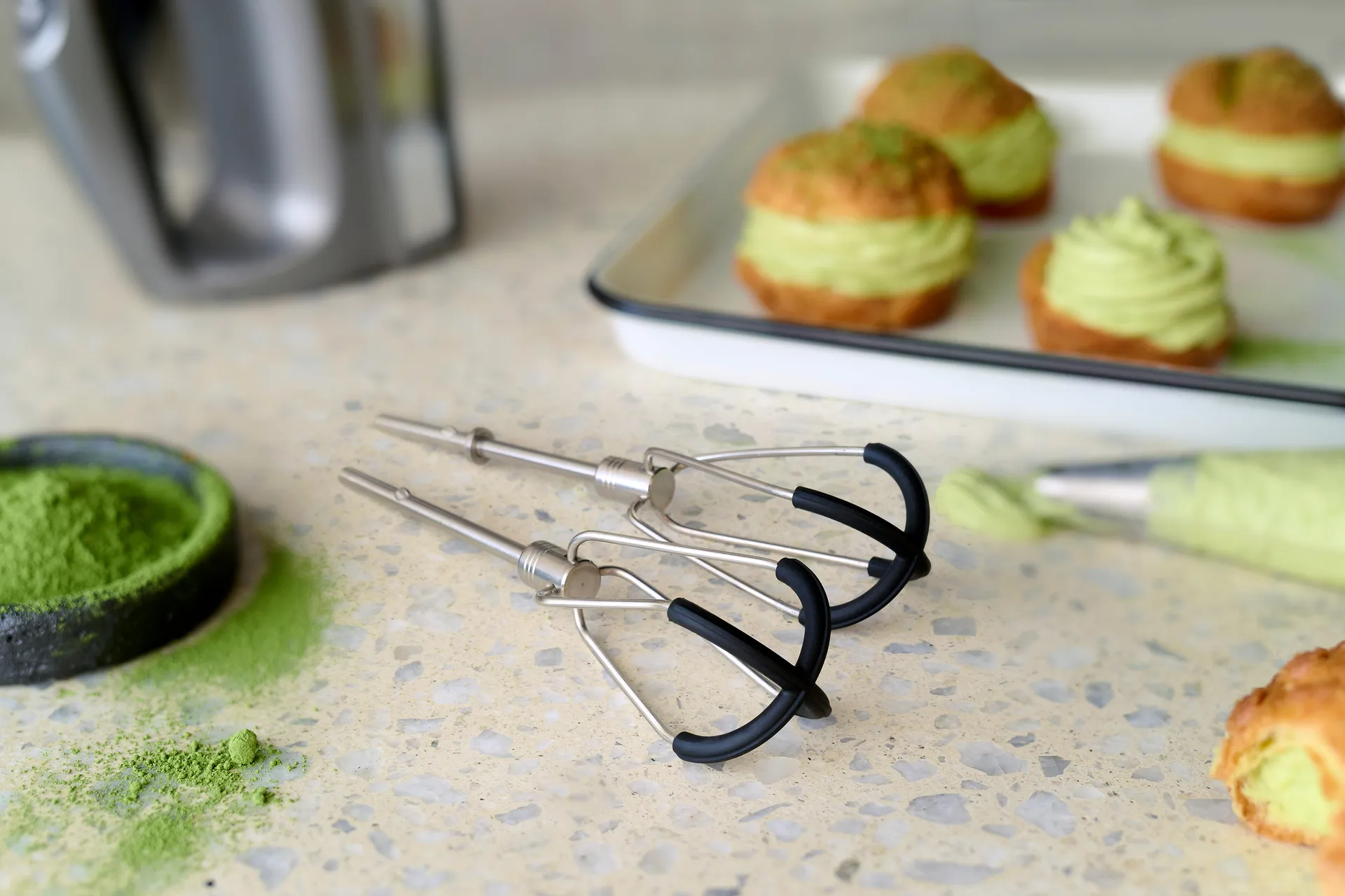 KitchenAid vispar med silikonkant, Stainless steel KitchenAid