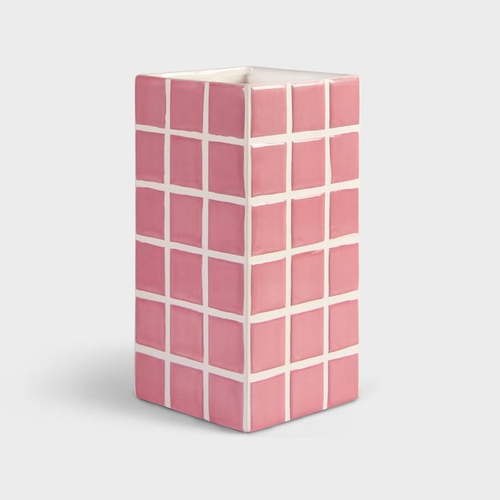 Tile vas 21 cm - Rosa - &Klevering