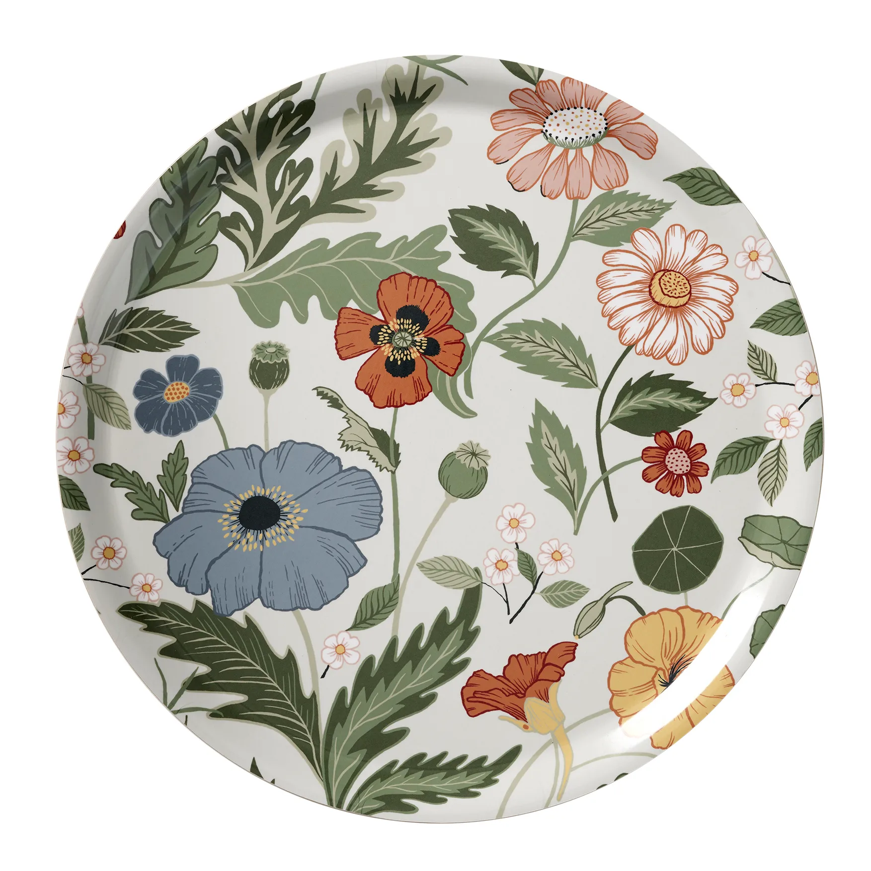 Bloom bricka 38 cm, Creme Klippan Yllefabrik