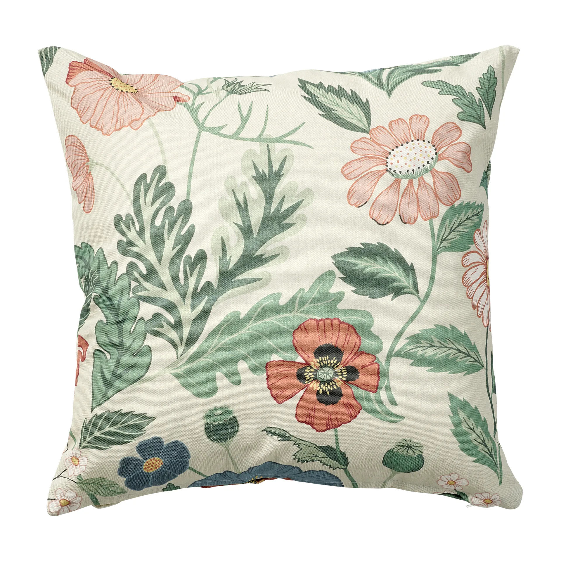 Bloom kuddfodral 45x45 cm, Creme Klippan Yllefabrik