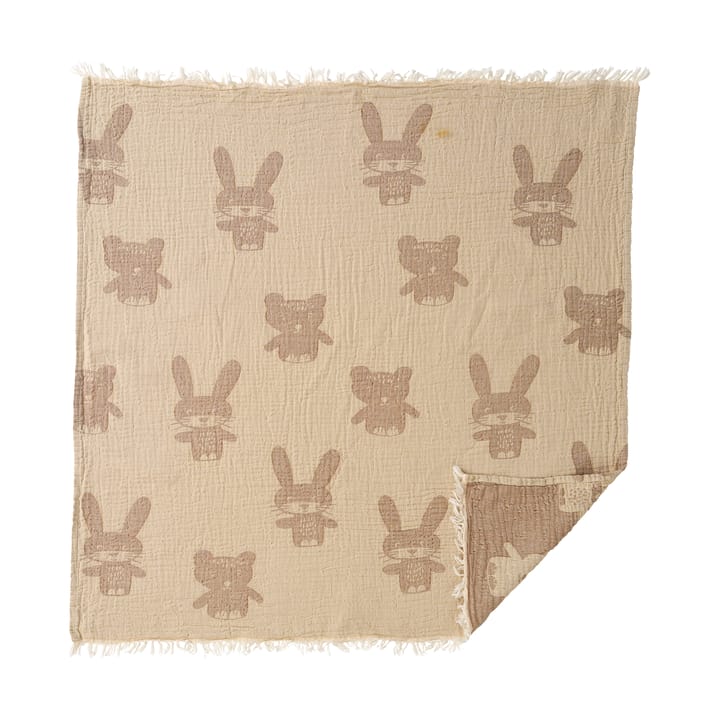 Bunny&Bear filt 75x90 cm - Grey - Klippan Yllefabrik