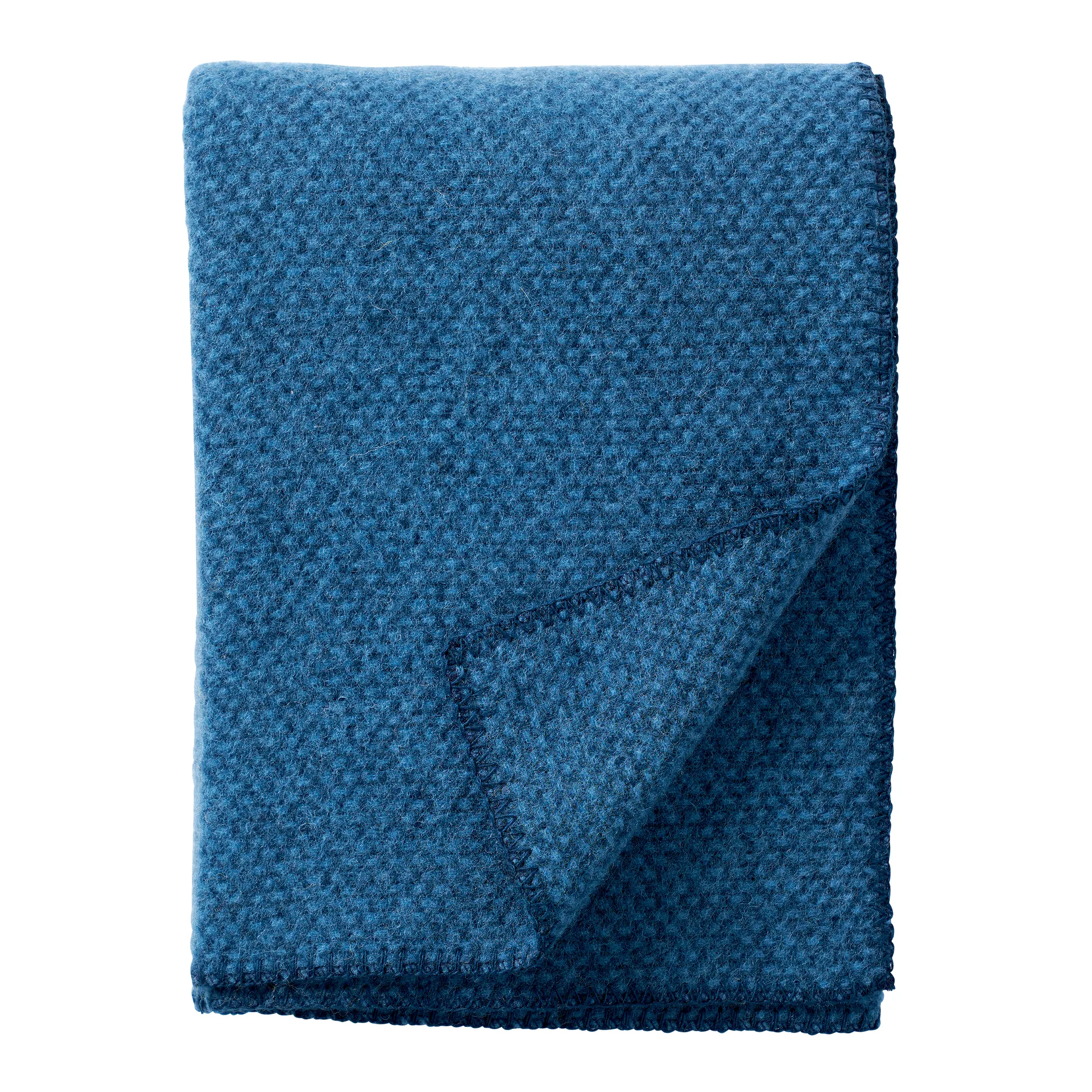 Domino ullfilt, sea blue Klippan Yllefabrik