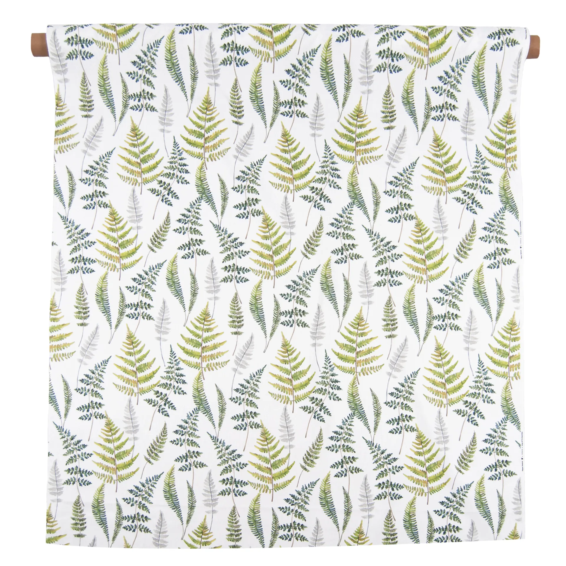 Fräken tyg, vit Klippan Yllefabrik