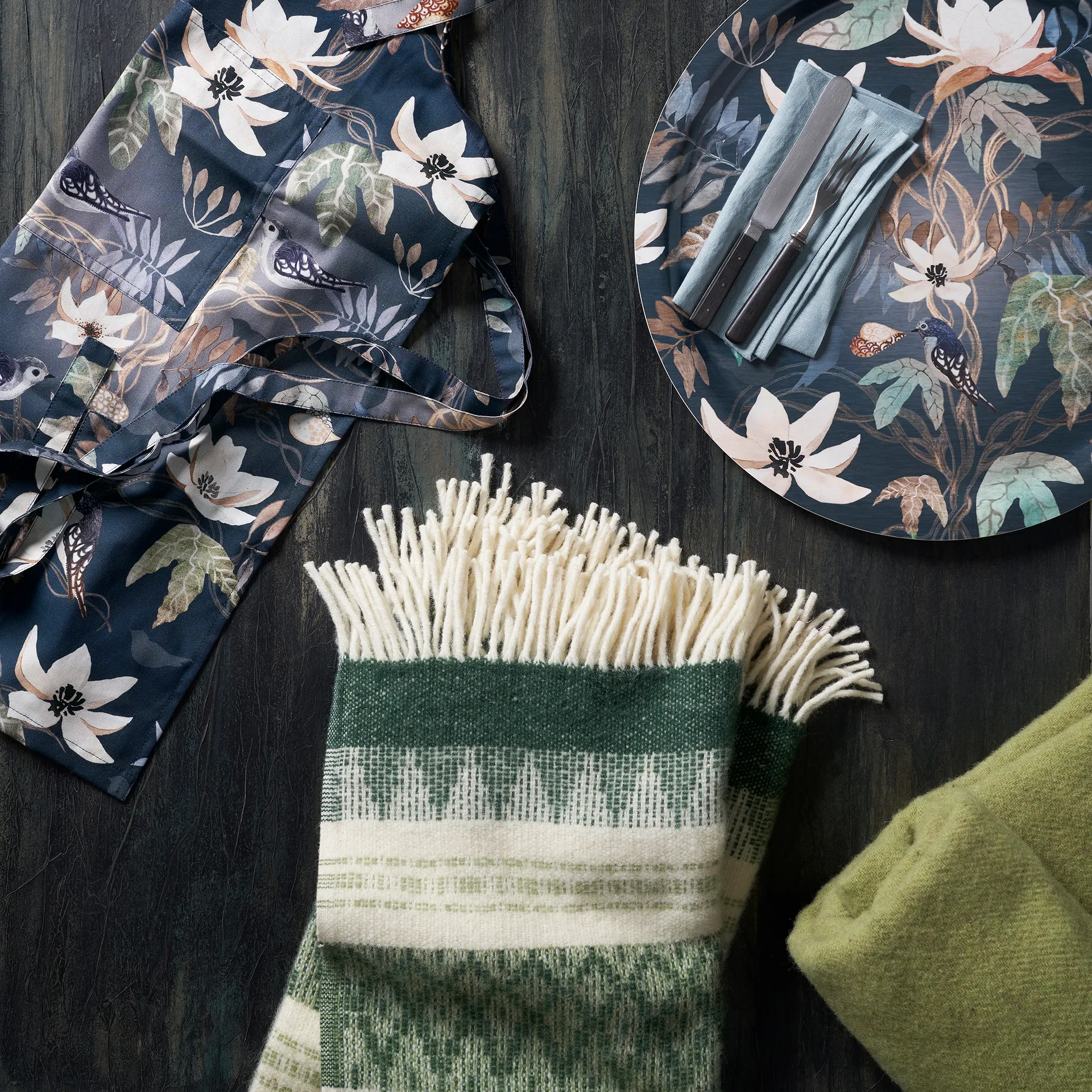 Freja ullpläd, Wood Klippan Yllefabrik