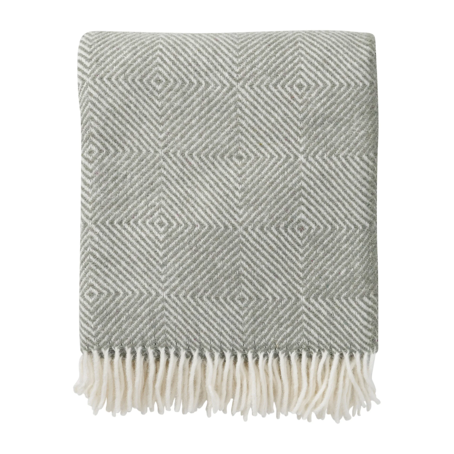 Gooseye ullpläd 130x200 cm, Grön Klippan Yllefabrik