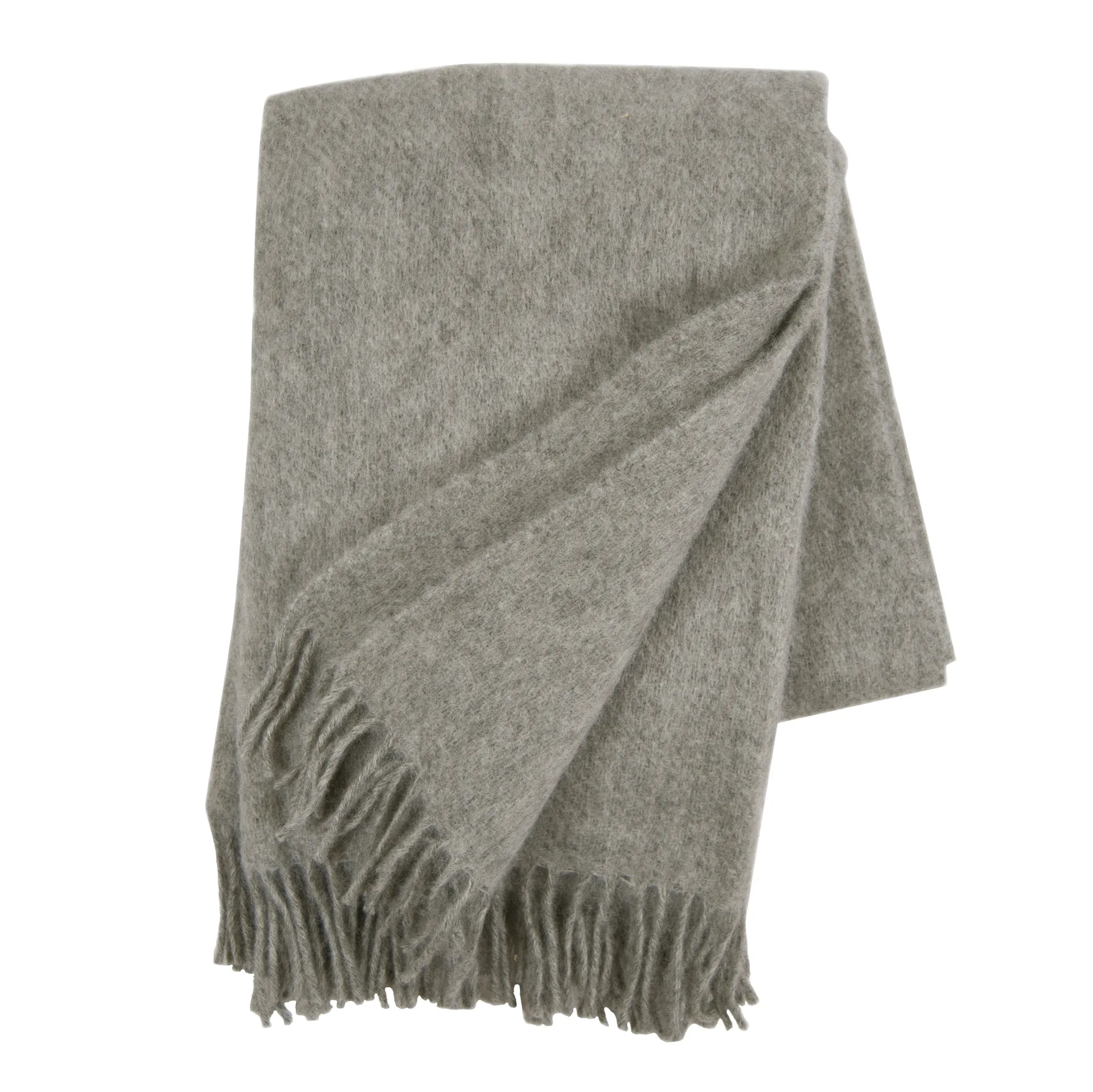 Gotland ullpläd 130x200 cm, Naturgrå Klippan Yllefabrik
