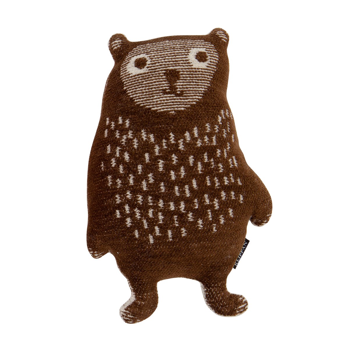 Klippan Yllefabrik Little bear kramdjur brun | Skandinavisk Design | Barnrumsinredning | Brun