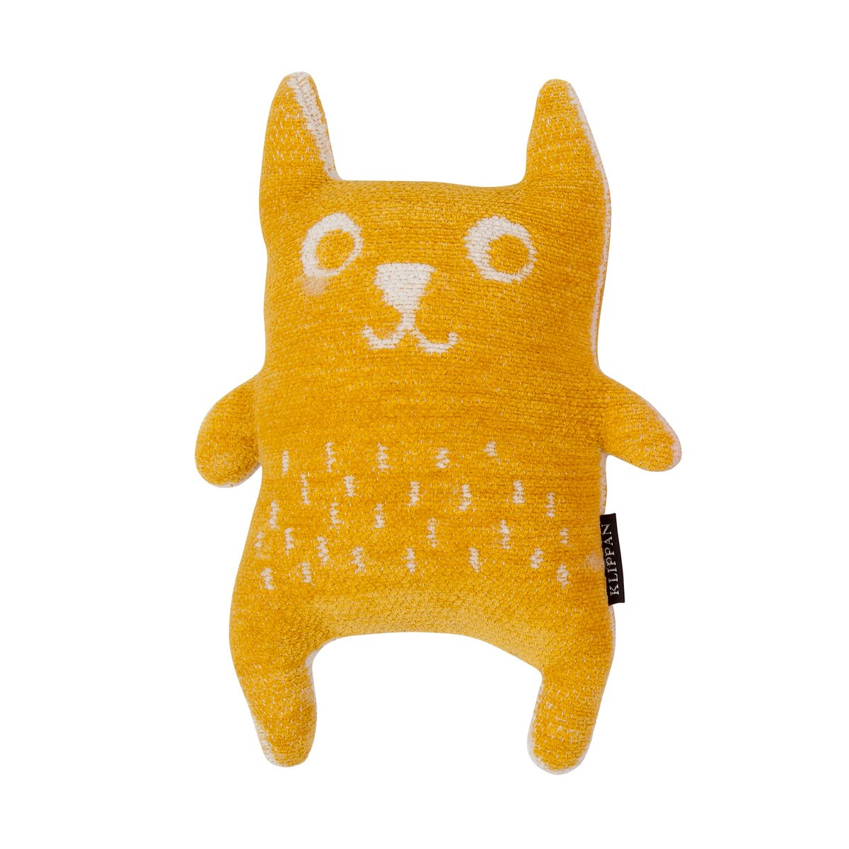 Klippan Yllefabrik Little bear kramdjur gul | Skandinavisk Design | Barnrumsinredning | Gul
