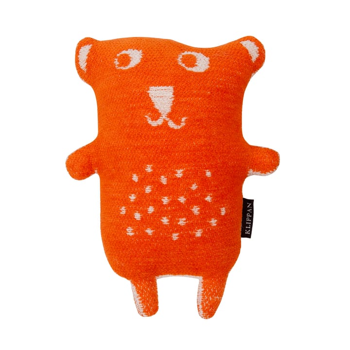 Little bear kramdjur - orange - Klippan Yllefabrik