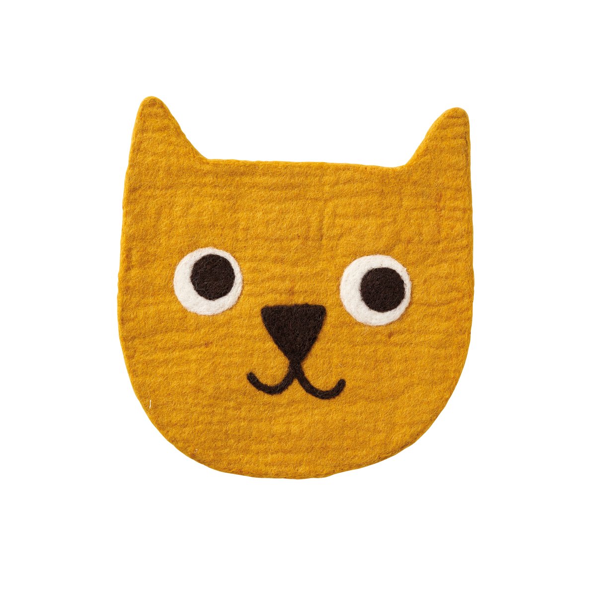 Klippan Yllefabrik Little Bear sittunderlag Gul | Skandinavisk Design | Barnrumsinredning | Gul