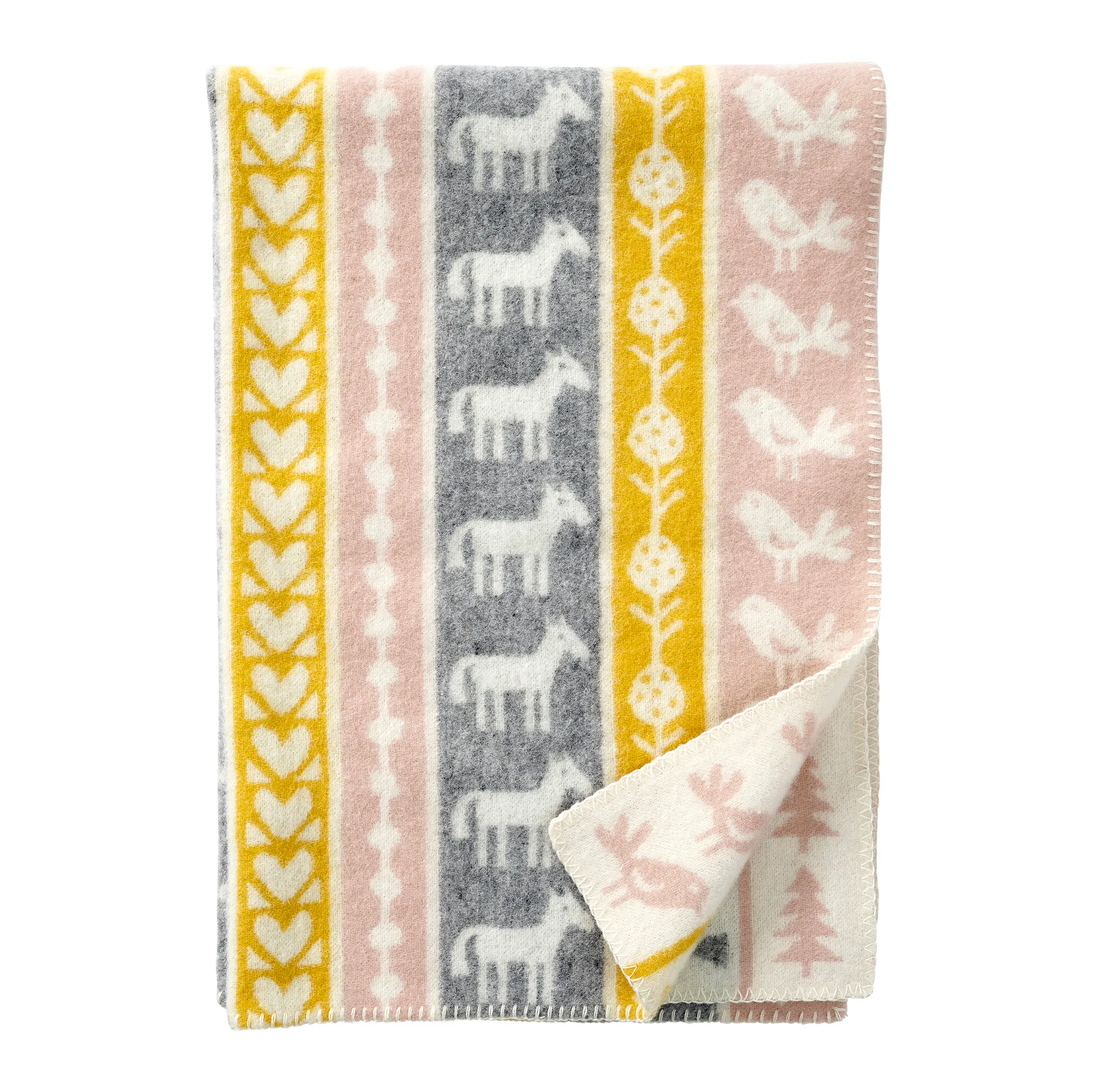 Nature barnfilt ull, Gul Klippan Yllefabrik