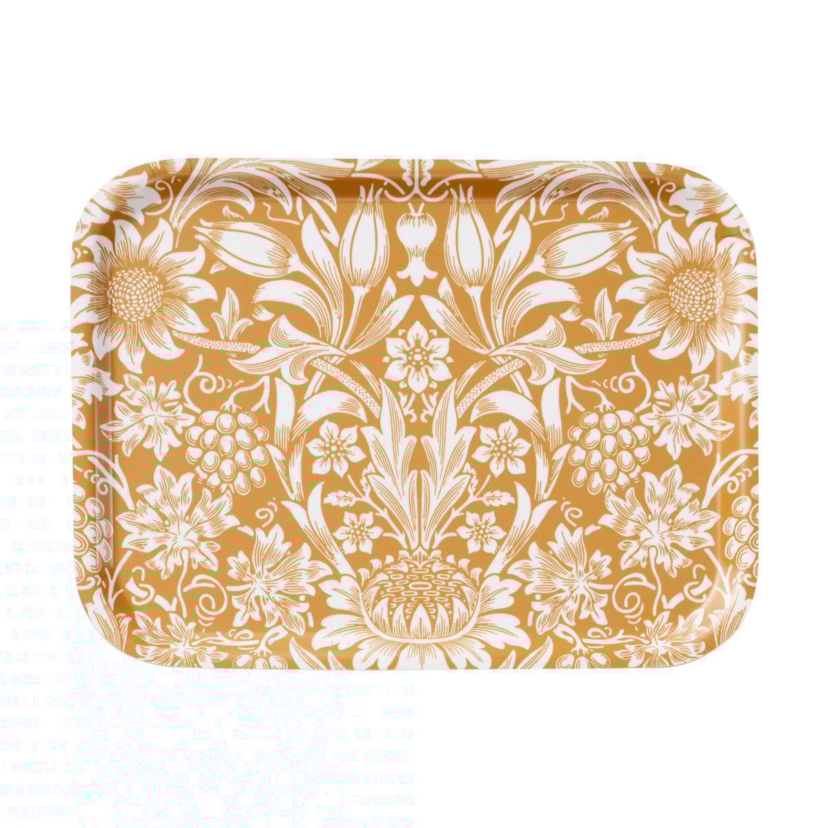Klippan Yllefabrik Sunflower bricka 20x27 cm Golden
