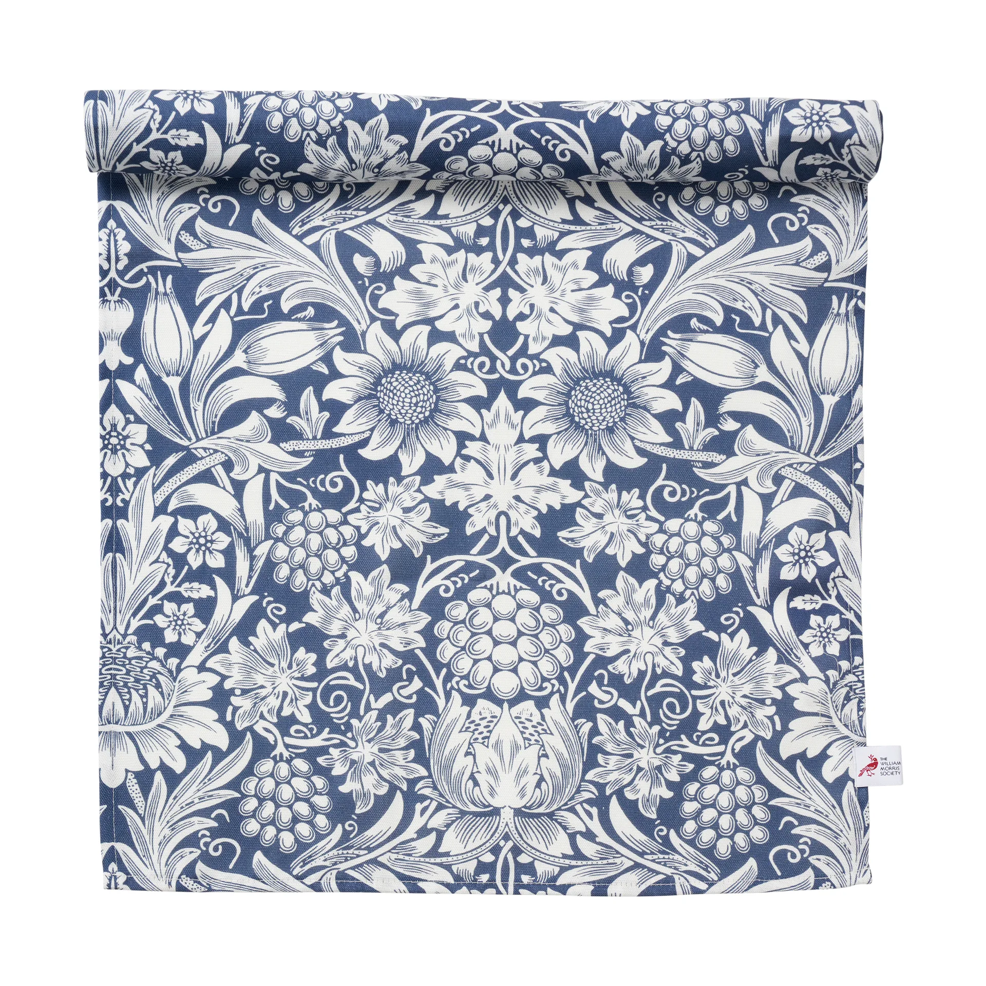 Sunflower löpare 45x150 cm, Dark denim Klippan Yllefabrik