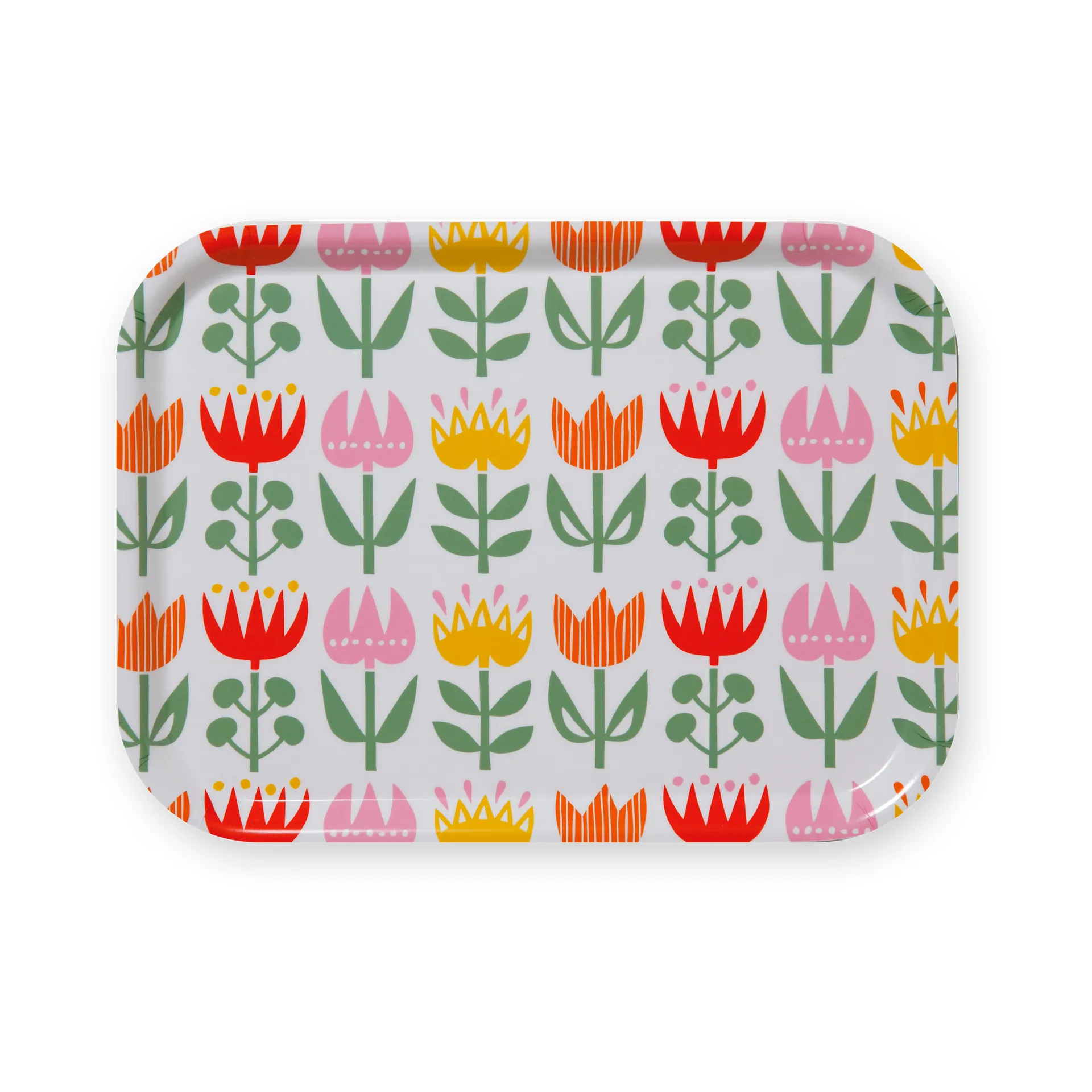 Tulip liten bricka 20x27 cm, Multi Klippan Yllefabrik