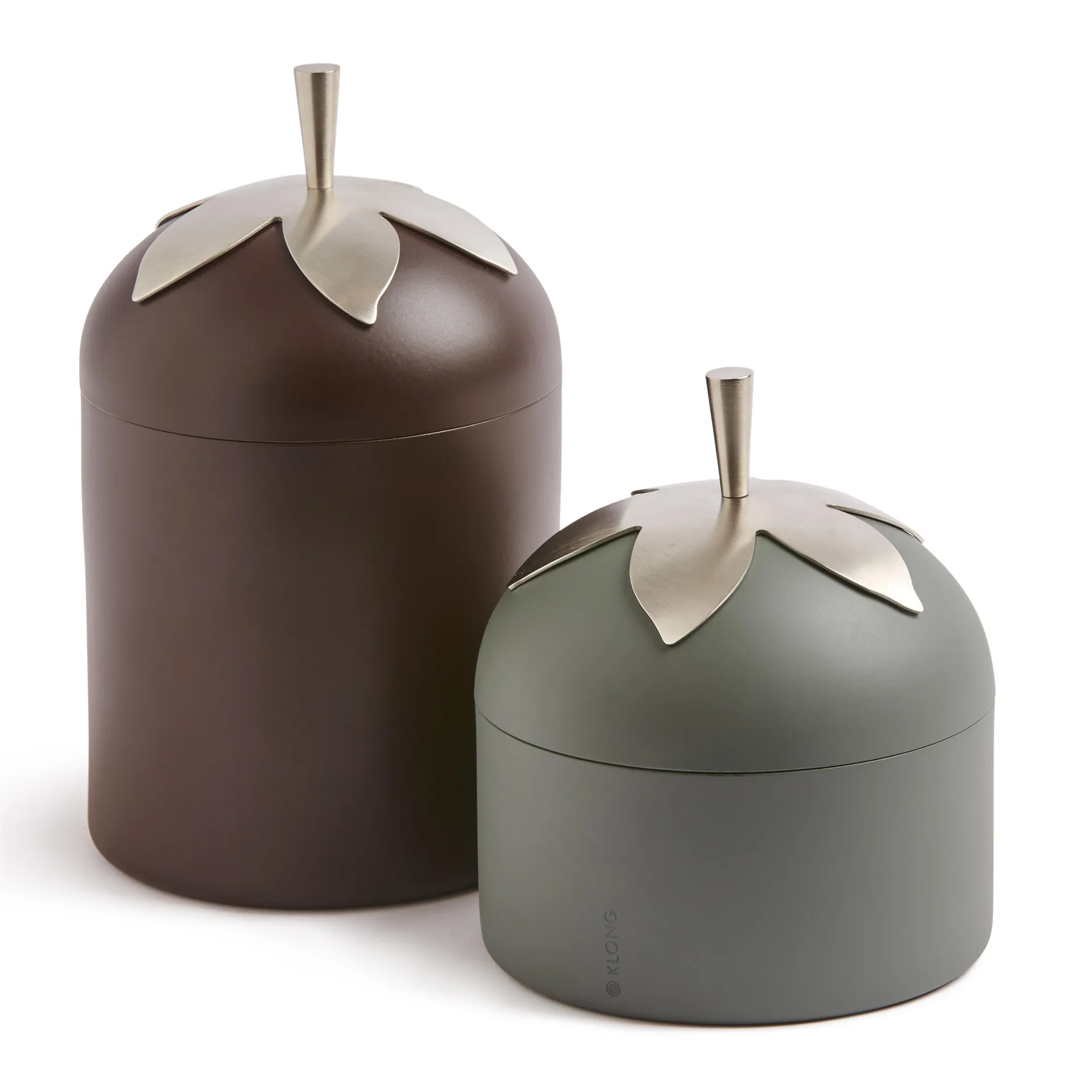 Blad burk, stor, brun KLONG