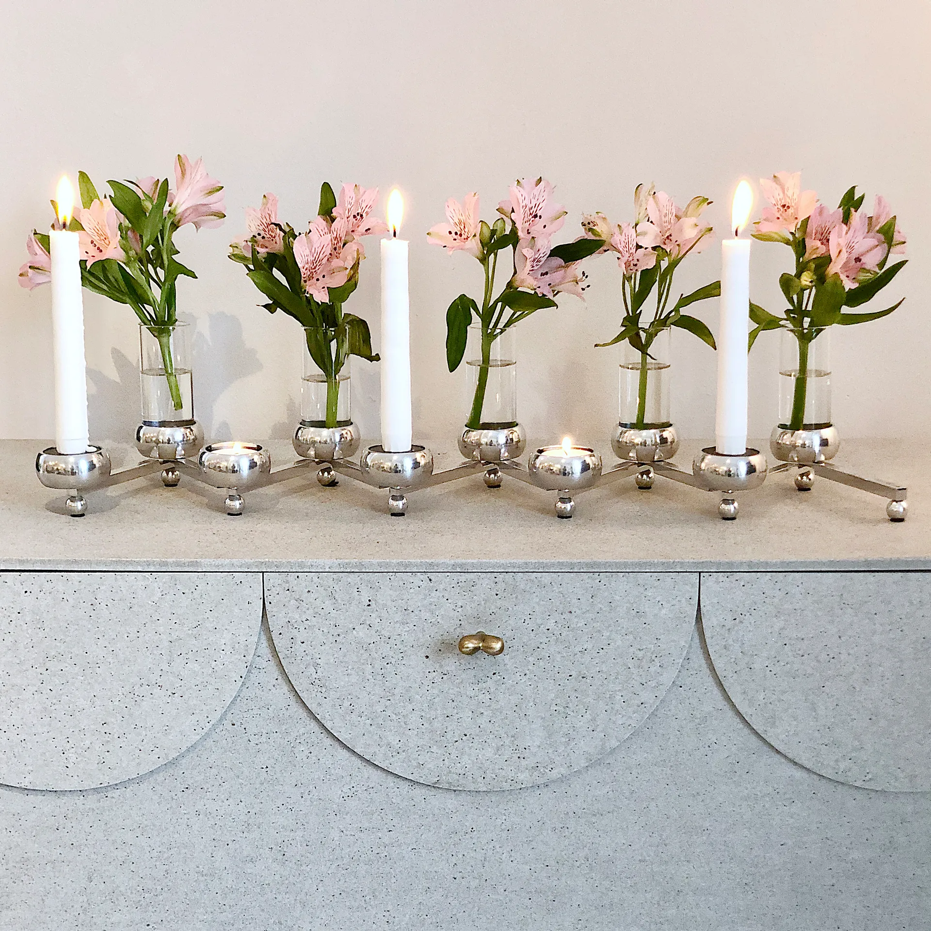 Constella ljusstake stor, aluminium KLONG