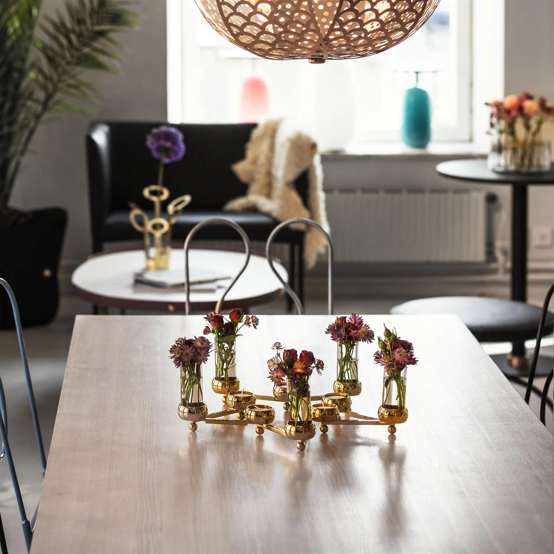 Constella ljusstake stor, mässing KLONG