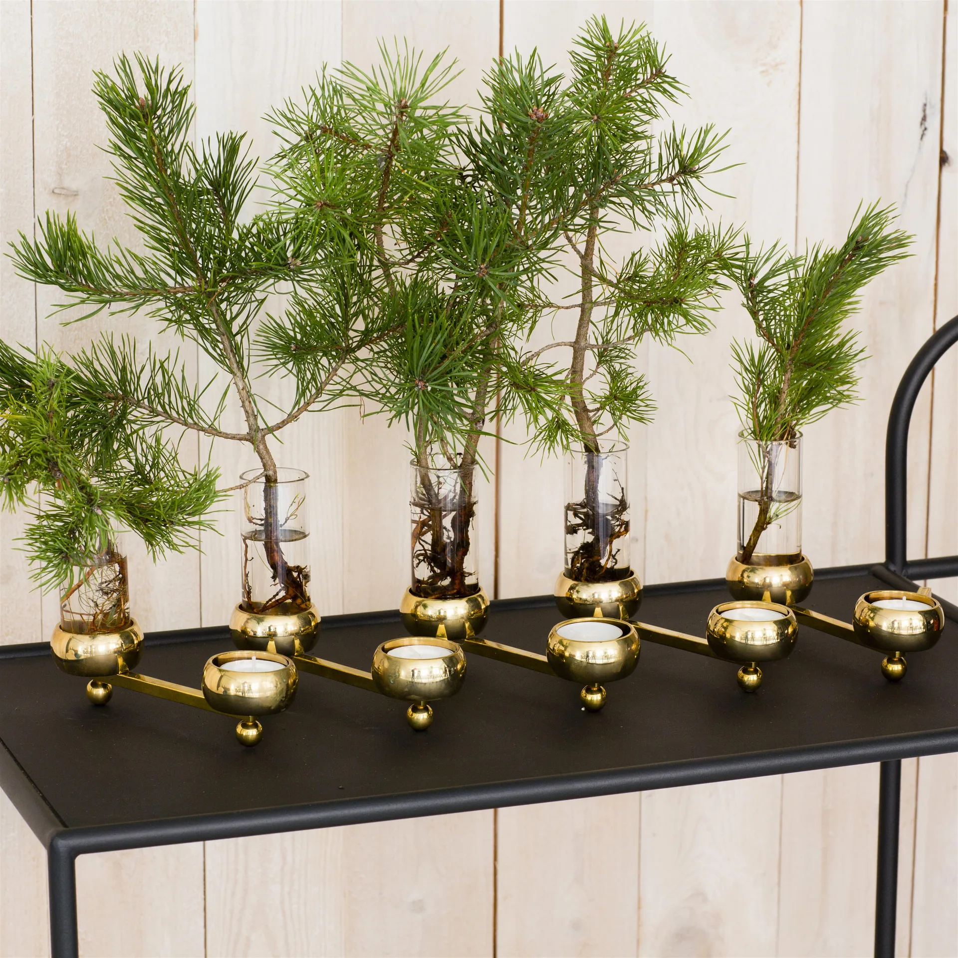 Constella ljusstake stor, mässing KLONG