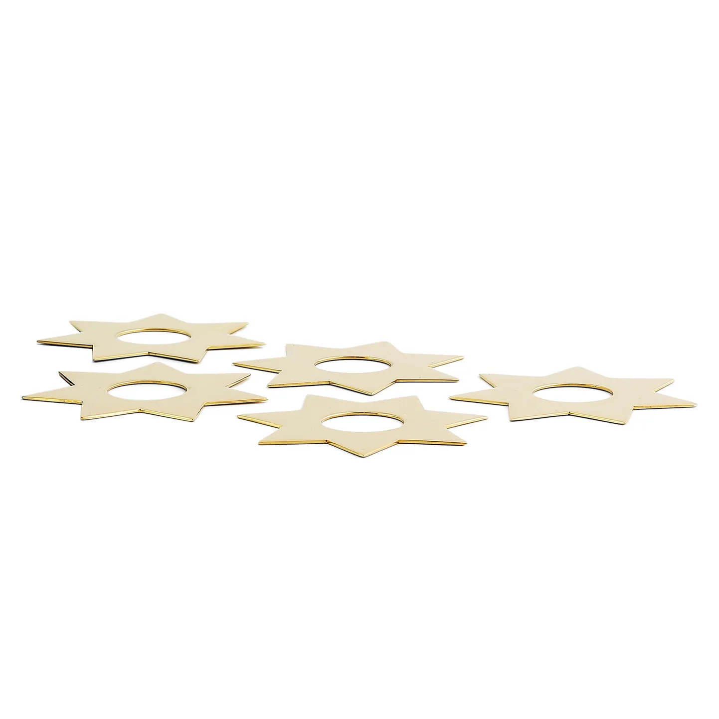 Constella manschett stjärnor 5-pack, Mässing