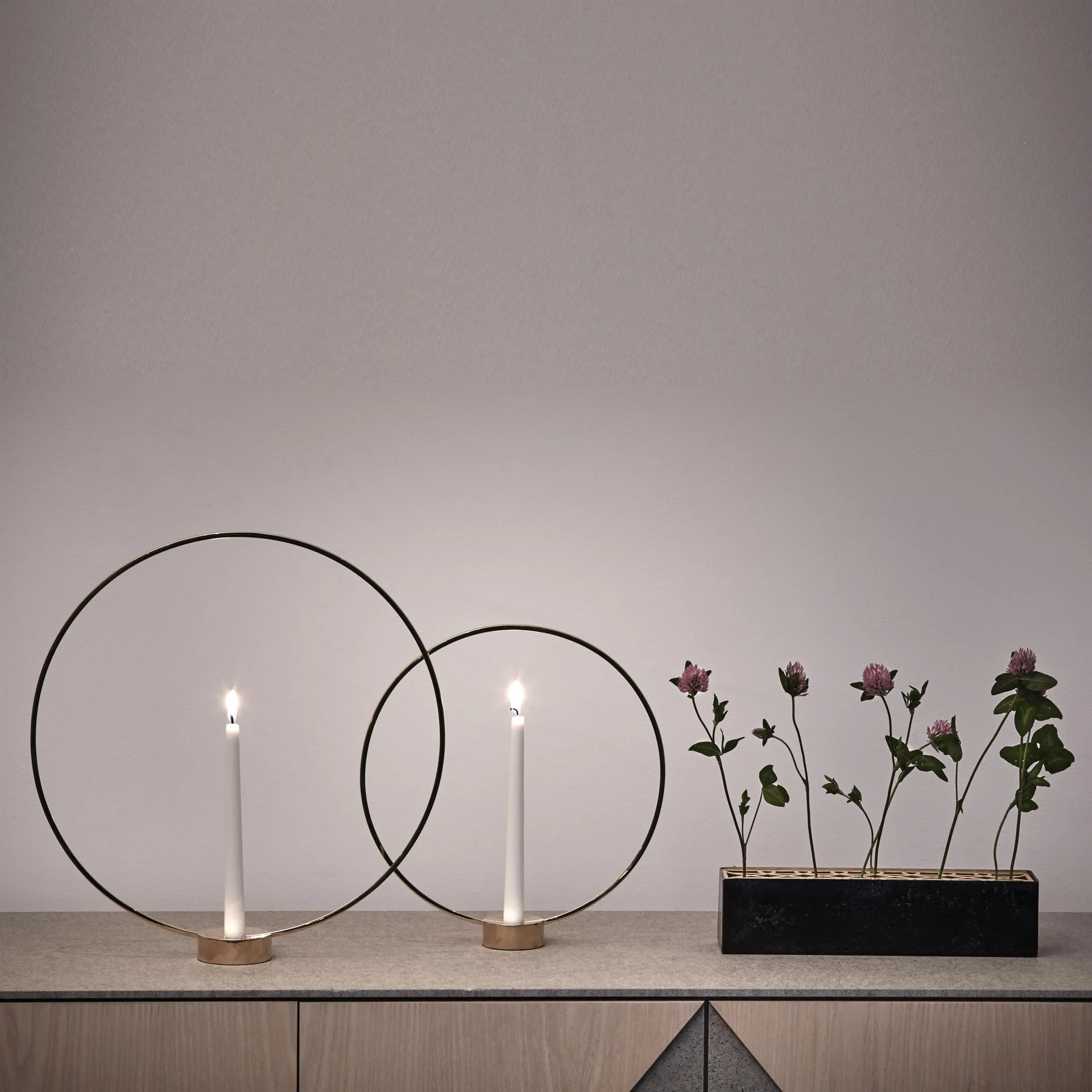 Gloria ljusstake, stor, mässing KLONG