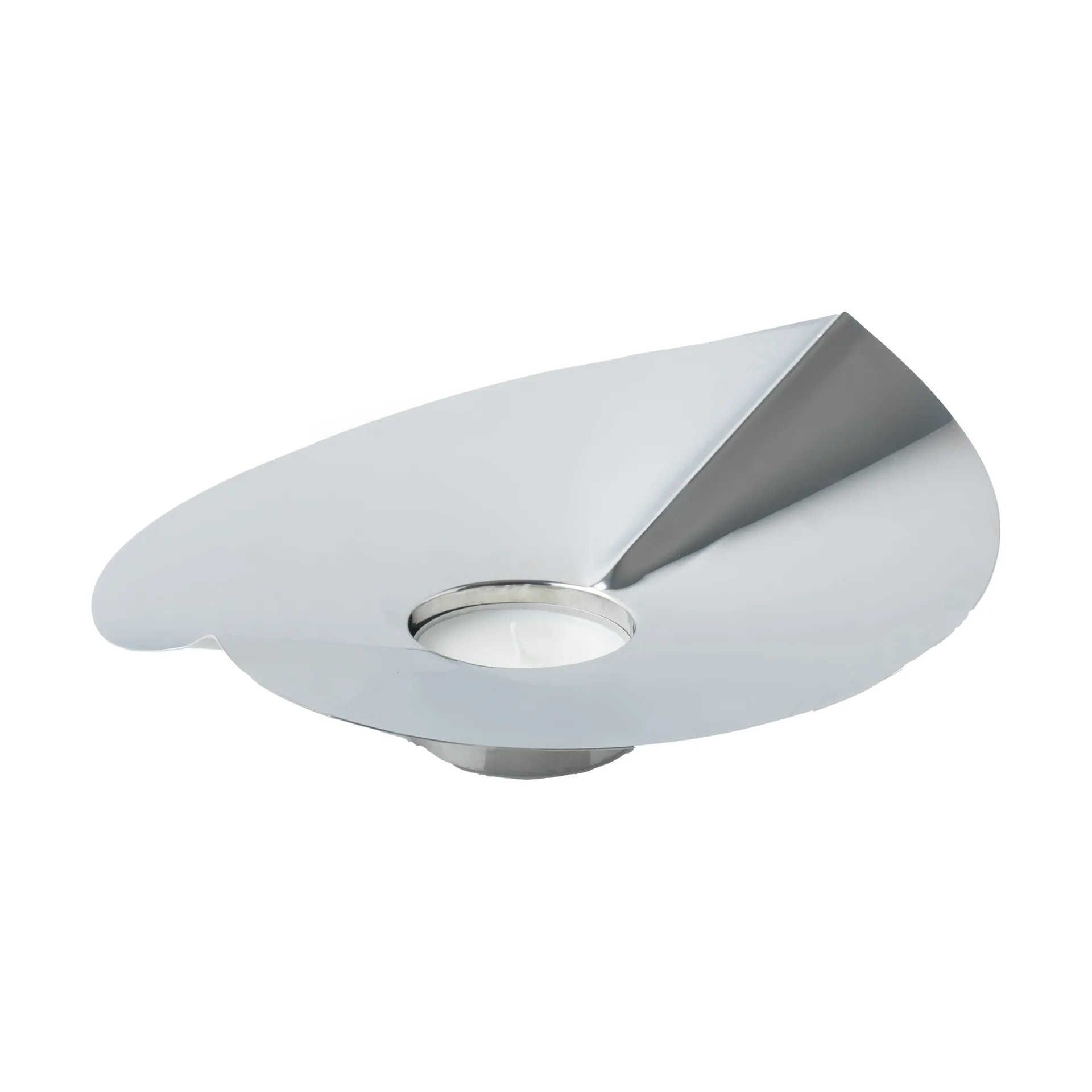 Löv vas-ljushållare, Rostfritt stål KLONG