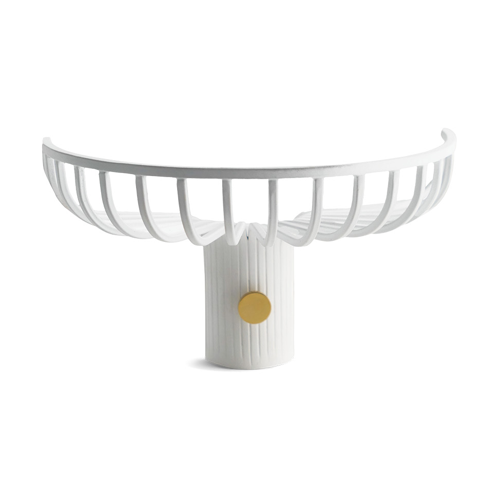 KLONG Lunett objects hatthylla med krok Vit | Skandinavisk Design | Hatthyllor | Vit