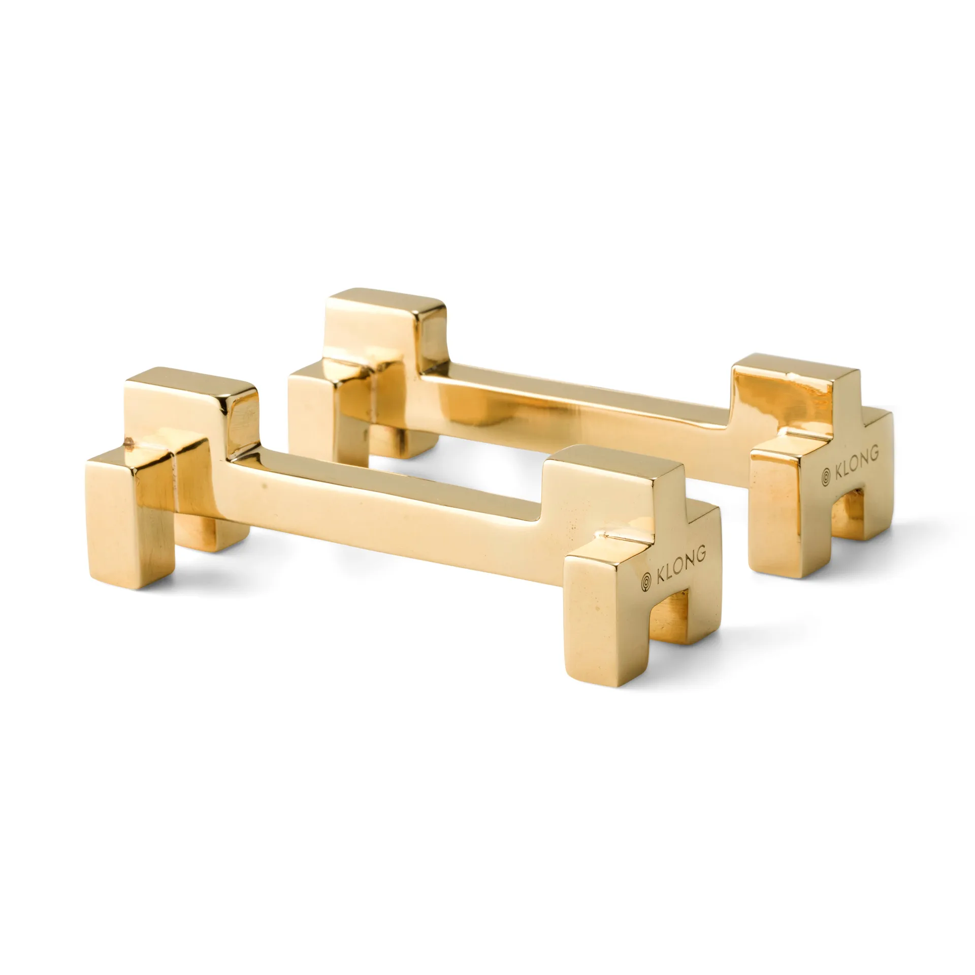 Signe bestickhållare 2-pack, Mässing KLONG