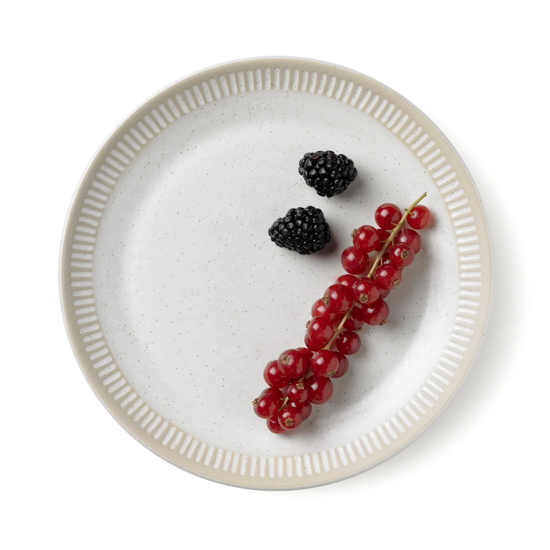 Colorit tallrik Ø19 cm, Sand Knabstrup Keramik