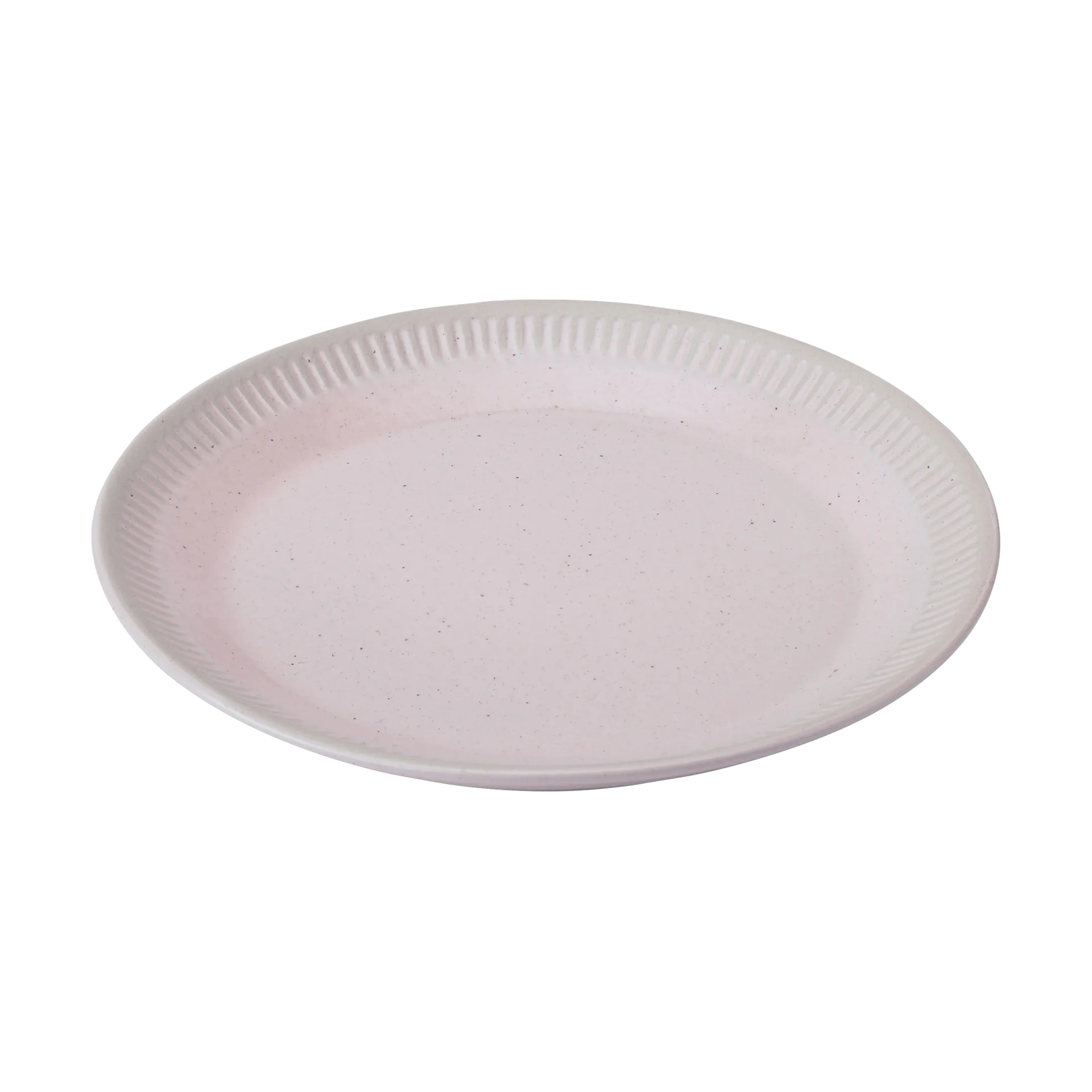 Colorit tallrik Ø22 cm, Rosa Knabstrup Keramik