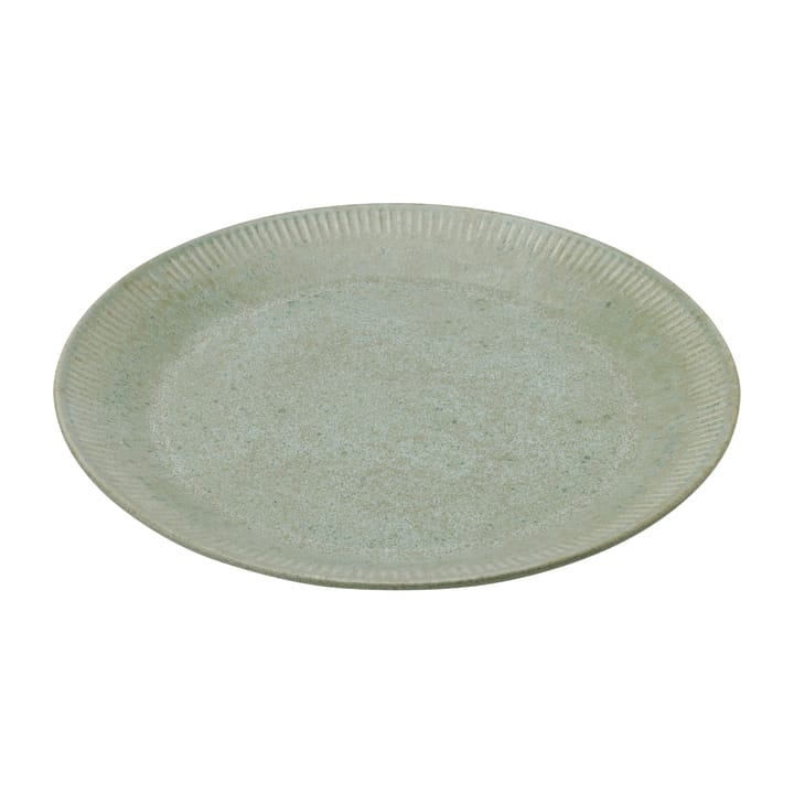 Knabstrup mattallrik olivgrön - 27 cm - Knabstrup Keramik