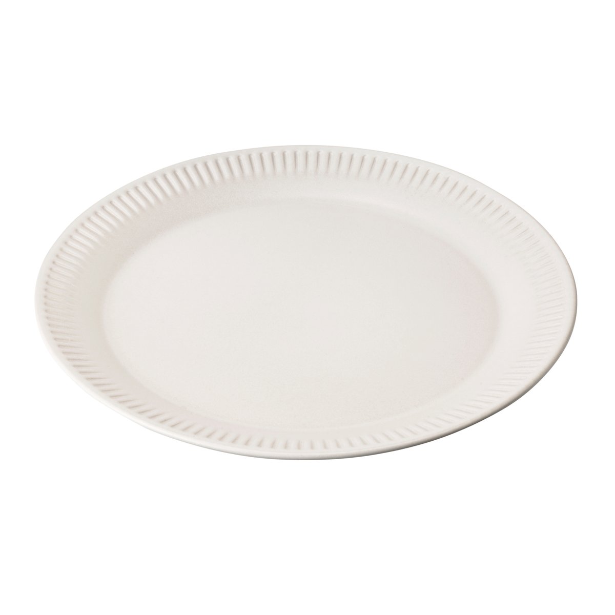 Knabstrup Keramik Knabstrup mattallrik vit 22 cm | Skandinavisk Design | Mattallrikar | Vit