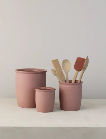 Knabstrup syltkruka - Dark rose, 0,5 L - Knabstrup Keramik